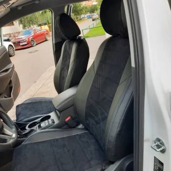 Авточехлы Автопилот Черный алькантара цвет